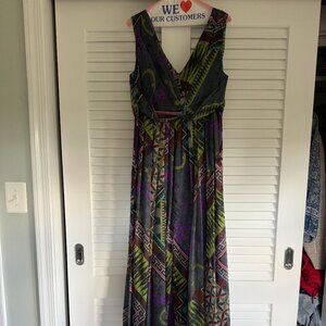 Matthew Williamson Silk Maxi Dress Size 14